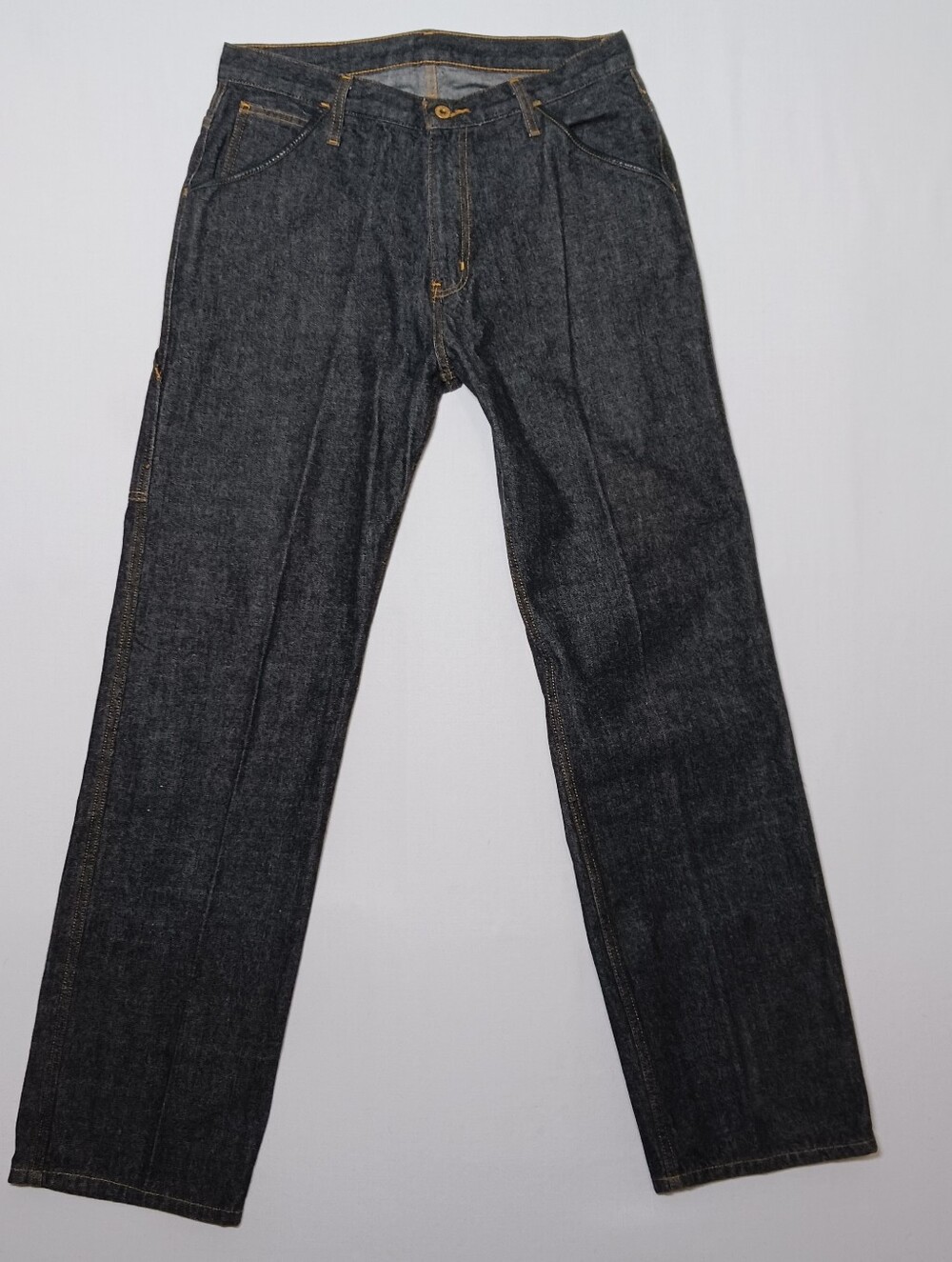 Vintage RL Polo Jeans Mens C5 5 Pocket Carpenter 32X34 Black Y2K